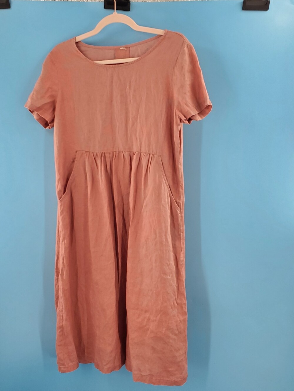 100% linen Grae Cove cottagecore dress M